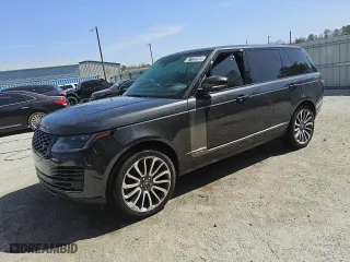 2019 Land Rover Range Rover with VIN SALGS5RE9KA528226, listed as a Copart auction lot 47733385 with 98,481 mi miles and Clean Title. Bid and sale history available at carsss.com. Image 1.