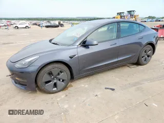 2023 Tesla Model 3 с VIN 5YJ3E1EA1PF468627, выставлен на аукционе Copart как лот 57285575 с пробегом 5 952 миль миль и Списание • Salvage title. История ставок и продаж доступна на DreamBid. Изображение 1.