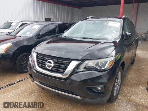 2018 Nissan Pathfinder SL with VIN 5N1DR2MN0JC633392, listed as a IAAI auction lot 41819626 with 160,504 mi miles. Bid and sale history available at carsss.com. Image 6.