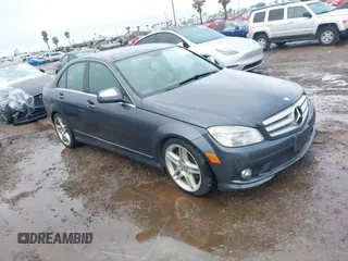 2008 Mercedes-Benz C 350 Sport with VIN WDDGF56XX8F176809, listed as a IAAI auction lot 41763030 with 99,572 mi miles and . Bid and sale history available at DreamBid. Image 1.