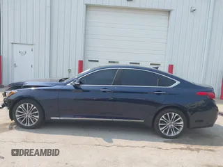 2018 Genesis G80 3.8L with VIN KMHGN4JE3JU246872, listed as a IAAI auction lot 42436770 with 66,022 mi miles and . Bid and sale history available at DreamBid. Image 15.