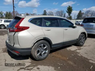 2019 Honda CR-V EX with VIN 2HKRW1H52KH505734, listed as a Copart auction lot 50371485 with 108,281 mi miles and Salvage Title. Bid and sale history available at DreamBid. Image 3.