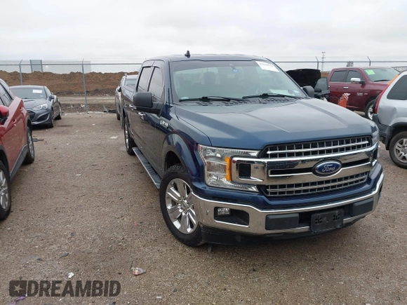 2020 Ford F-150 XL with VIN 1FTEW1CP9LKD49119, listed as a IAAI auction lot 41554139 with 117,592 mi miles. Bid and sale history available at carsss.com. Image 1.