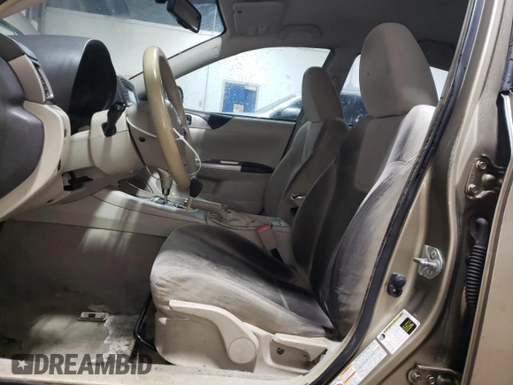 2008 Subaru Impreza i с VIN JF1GH616X8H829125, выставлен на аукционе Copart как лот 57709235 с пробегом 173 459 миль миль и Чистый • Clean title. История ставок и продаж доступна на DreamBid. Изображение 7.