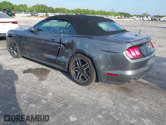 2022 Ford Mustang EcoBoost with VIN 1FATP8UH5N5104538, listed as a IAAI auction lot 41614049 with 60,129 mi miles. Bid and sale history available at carsss.com. Image 3.