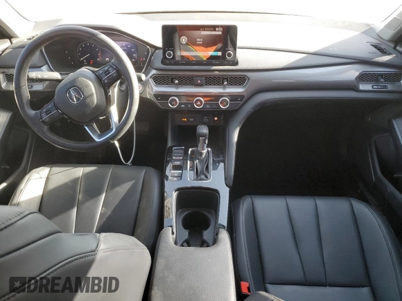 2023 Acura Integra with VIN 19UDE4H24PA028003, listed as a Copart auction lot 49224565 with 15,990 mi miles and Salvage Title. Bid and sale history available at DreamBid. Image 8.