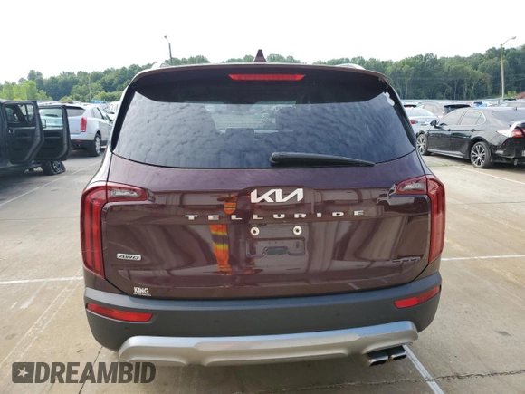 2022 Kia Telluride S with VIN 5XYP6DHC8NG198573, listed as a Copart auction lot 66710595 with 62,369 mi miles and Clean title. Bid and sale history available at DreamBid. Image 6.