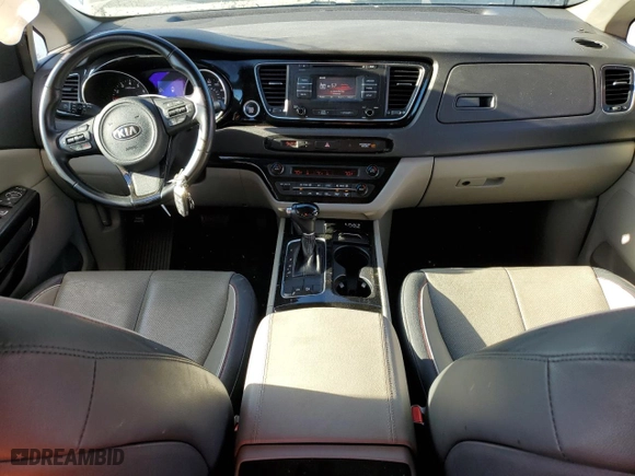 2015 Kia Sedona EX with VIN KNDMC5C10F6020524, listed as a Copart auction lot 75278884 with 136,233 mi miles and Salvage Title. Bid and sale history available at carsss.com. Image 8.