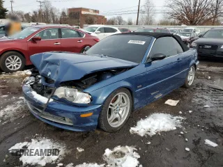 2003 BMW 3 Series 330Ci with VIN WBABS53453EV90537, listed as a Copart auction lot 44604935 with 143,530 mi miles and Salvage Title. Bid and sale history available at carsss.com. Image 1.