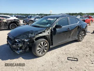 2024 Nissan Sentra SV with VIN 3N1AB8CVXRY334336, listed as a Copart auction lot 51829525 with 9,591 mi miles and Salvage Title. Bid and sale history available at DreamBid. Image 1.