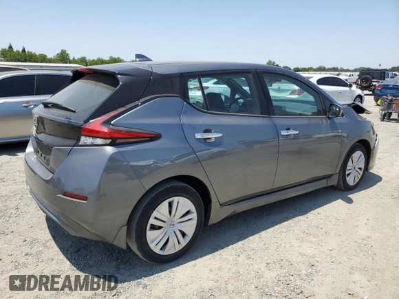 2024 Nissan LEAF S with VIN 1N4AZ1BV2RC551010, listed as a Copart auction lot 59508015 with 18,674 mi miles and Salvage title. Bid and sale history available at DreamBid. Image 3.