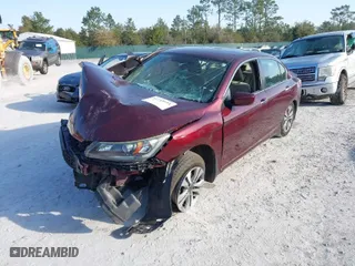 2015 Honda Accord Sedan LX with VIN 1HGCR2F35FA016134, listed as a IAAI auction lot 41745134 with 198,969 mi miles. Bid and sale history available at carsss.com. Image 2.