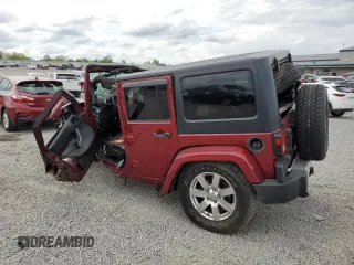 2013 Jeep Wrangler Unlimited Sahara with VIN 1C4BJWEG6DL548801, listed as a Copart auction lot 54563075 with Not provided miles and Salvage title. Bid and sale history available at DreamBid. Image 2.