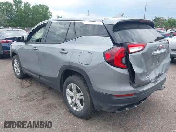 2024 GMC Terrain SLE with VIN 3GKALTEGXRL347620, listed as a IAAI auction lot 42772271 with 25,949 mi miles and . Bid and sale history available at DreamBid. Image 3.