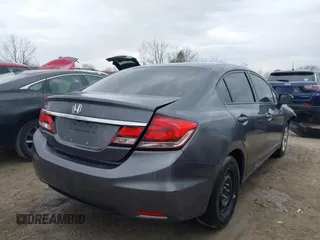 2015 Honda Civic LX with VIN 19XFB2F5XFE112467, listed as a IAAI auction lot 41901143 with 215,192 mi miles and . Bid and sale history available at DreamBid. Image 4.
