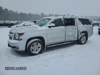 2016 Chevrolet Suburban LT with VIN 1GNSKHKC8GR181550, listed as a Copart auction lot 44589995 with 89,820 mi miles and Salvage Title. Bid and sale history available at carsss.com. Image 1.