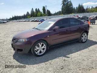 2008 Mazda 3 S GT with VIN JM1BK323481847962, listed as a Copart auction lot 55339685 with 175,995 mi miles and Salvage title. Bid and sale history available at DreamBid. Image 1.