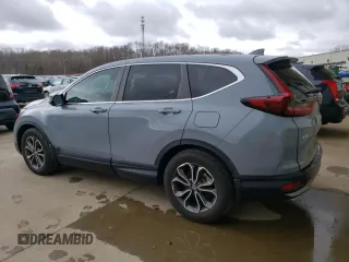 2020 Honda CR-V EX-L with VIN 2HKRW1H85LH405624, listed as a Copart auction lot 49845785 with 57,485 mi miles and Salvage Title. Bid and sale history available at carsss.com. Image 2.