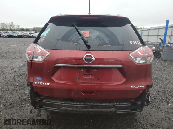 2016 Nissan Rogue SV z VIN 5N1AT2MV5GC842527, wystawiony jako Copart lot #51506105 z przebiegiem 98 047 mil mil oraz Szkoda całkowita • Salvage title. Historia ofert i sprzedaży dostępna na DreamBid. Obrazek 6.