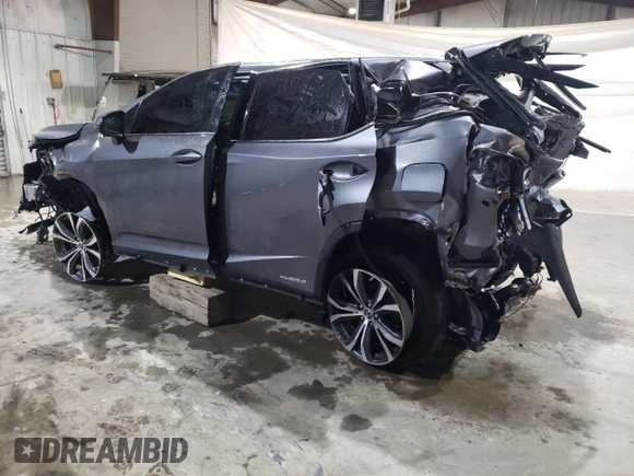 2022 Lexus RX 450h with VIN 2T2HGMDAXNC072616, listed as a Copart auction lot 46814365 with 89,433 mi miles and Non repairable. Bid and sale history available at DreamBid. Image 2.