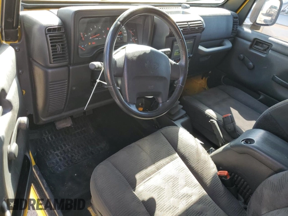 2003 Jeep Wrangler X with VIN 1J4FA39S83P368090, listed as a Copart auction lot 69773284 with 216,671 mi miles and Salvage Title. Bid and sale history available at carsss.com. Image 8.
