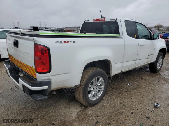 2021 Chevrolet Colorado 4WD LT with VIN 1GCHTCEA2M1253480, listed as a Copart auction lot 79048474 with 55,906 mi miles and Clean Title. Bid and sale history available at carsss.com. Image 3.