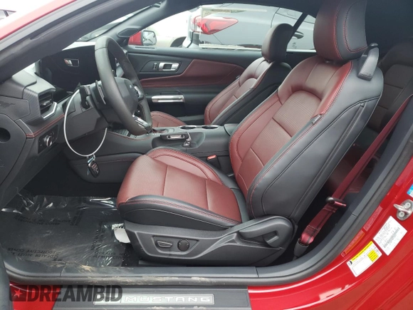 2024 Ford Mustang GT Premium with VIN 1FAGP8FF8R5108165, listed as a Copart auction lot 43248194 with 33 mi miles and Salvage title. Bid and sale history available at DreamBid. Image 7.