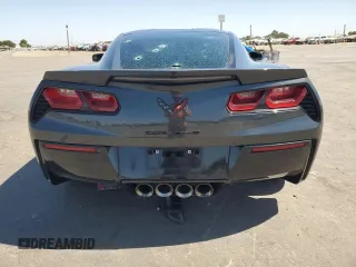 2019 Chevrolet Corvette 1LT with VIN 1G1YB2D79K5105215, listed as a Copart auction lot 71198074 with 23,636 mi miles and Salvage Title. Bid and sale history available at carsss.com. Image 6.