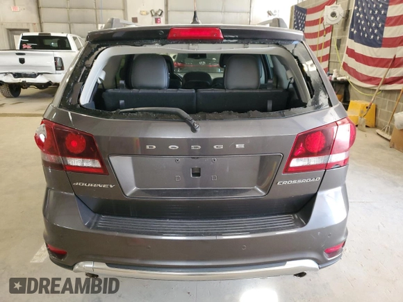 2015 Dodge Journey Crossroad with VIN 3C4PDCGG7FT645490, listed as a Copart auction lot 51214075 with 138,518 mi miles and Salvage Title. Bid and sale history available at DreamBid. Image 6.