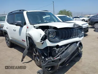2019 Jeep Renegade Trailhawk with VIN ZACNJBC17KPK00273, listed as a IAAI auction lot 42565632 with 57,704 mi miles and . Bid and sale history available at DreamBid. Image 1.