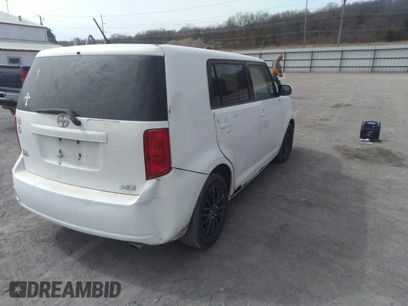 2008 Scion xB with VIN JTLKE50E381052011, listed as a IAAI auction lot 41800997 with 0 mi miles. Bid and sale history available at carsss.com. Image 4.