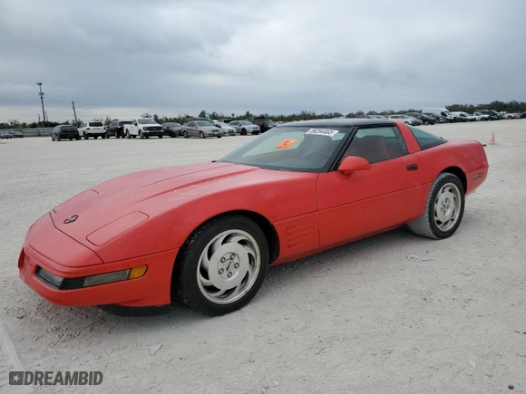 1994 Chevrolet Corvette with VIN 1G1YY22P8R5114158, listed as a Copart auction lot 89294465 with 0 mi miles and Salvage Title. Bid and sale history available at carsss.com. Image 1.
