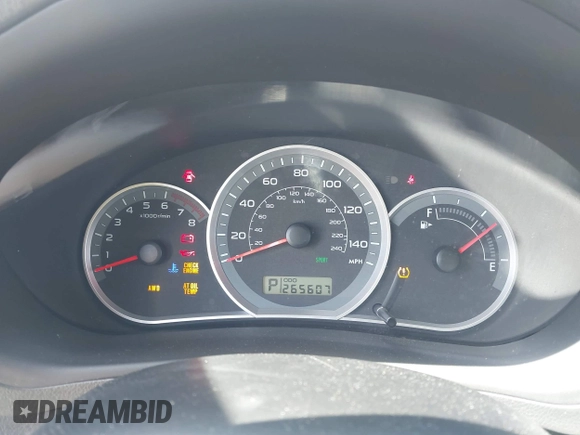 2008 Subaru Impreza i with VIN JF1GE61698H518309, listed as a IAAI auction lot 42296997 with 265,607 mi miles and . Bid and sale history available at DreamBid. Image 7.