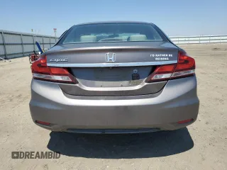 2014 Honda Civic EX with VIN 19XFB2F87EE273917, listed as a Copart auction lot 54976085 with 141,725 mi miles and Salvage Title. Bid and sale history available at carsss.com. Image 6.