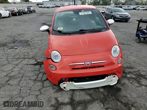 2015 FIAT 500e with VIN 3C3CFFGE1FT507277, listed as a Copart auction lot 51391845 with 88,760 mi miles and Salvage title. Bid and sale history available at DreamBid. Image 11.