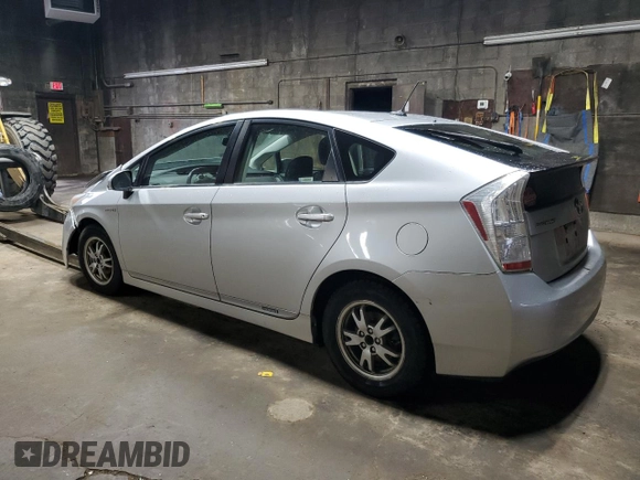2011 Toyota Prius I with VIN JTDKN3DUXB1438286, listed as a Copart auction lot 51229275 with 0 mi miles and Salvage Title. Bid and sale history available at carsss.com. Image 2.
