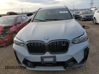2022 BMW X3 M with VIN 5YM13EC06N9J81474, listed as a Copart auction lot 81601164 with 0 mi miles and Salvage Title. Bid and sale history available at carsss.com. Image 5.
