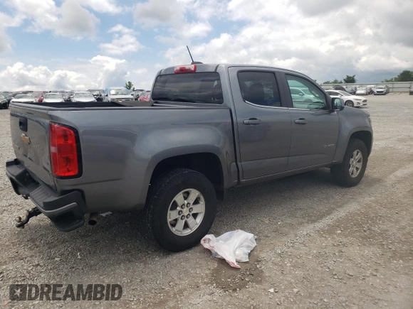 2020 Chevrolet Colorado 2WD Work Truck with VIN 1GCGSBEAXL1239348, listed as a Copart auction lot 58490295 with 66,665 mi miles and Salvage title. Bid and sale history available at DreamBid. Image 3.