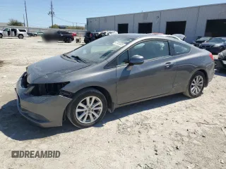 2012 Honda Civic Cpe EX-L with VIN 2HGFG3B15CH518961, listed as a Copart auction lot 47932635 with Not Provided miles and Salvage Title. Bid and sale history available at carsss.com. Image 1.