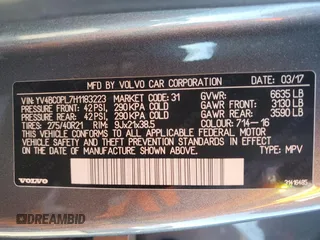 2017 Volvo XC90 Inscription с VIN YV4BC0PL7H1183223, выставлен на аукционе Copart как лот 51865325 с пробегом 109 096 миль миль и Списание • Salvage title. История ставок и продаж доступна на DreamBid. Изображение 13.