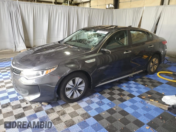 2017 Kia Optima Hybrid with VIN KNAGT4LC6H5006268, listed as a Copart auction lot 79205364 with 132,522 mi miles and Salvage Title. Bid and sale history available at carsss.com. Image 1.