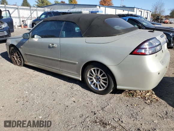 2008 Saab 9-3 with VIN YS3FB79Y686005890, listed as a Copart auction lot 77331064 with 187,143 mi miles and Clean Title. Bid and sale history available at carsss.com. Image 2.