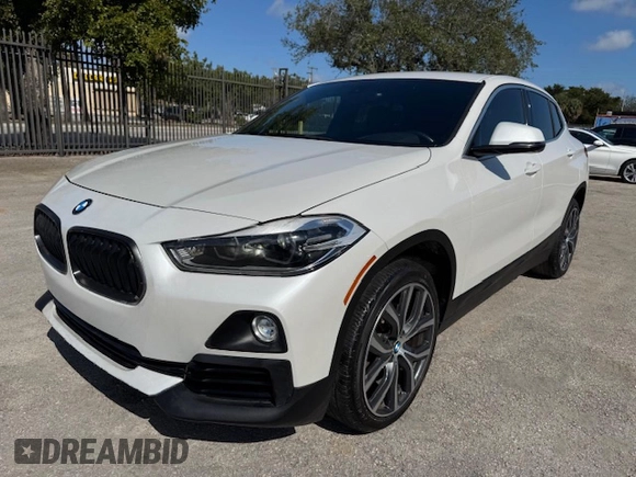 2018 BMW X2 xDrive28i with VIN WBXYJ5C38JEF74486, listed as a Copart auction lot 44263755 with 45,731 mi miles and Salvage Title. Bid and sale history available at carsss.com. Image 1.