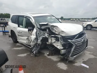2020 Lexus LX 570 with VIN JTJDY7AX8L4316755, listed as a Copart auction lot 61222745 with 69,021 mi miles and Salvage title. Bid and sale history available at DreamBid. Image 4.