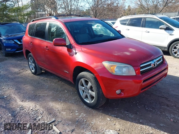 2008 Toyota RAV4 Ltd with VIN JTMBK34V585051468, listed as a IAAI auction lot 41863398 with 160,514 mi miles. Bid and sale history available at carsss.com. Image 1.