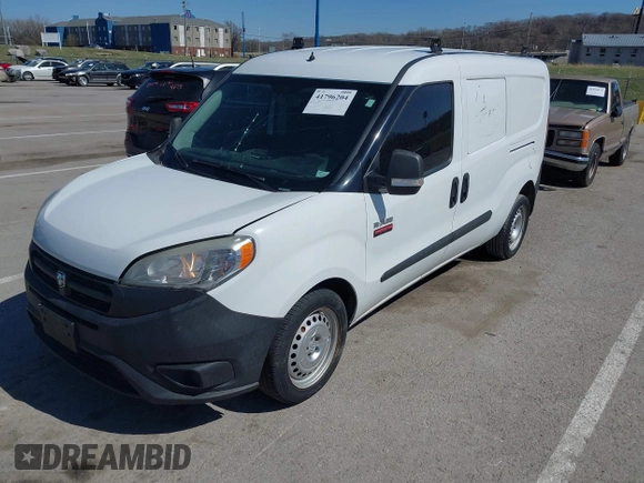2015 Ram ProMaster City Cargo Tradesman with VIN ZFBERFAT0F6A63215, listed as a IAAI auction lot 41796204 with 359,824 mi miles. Bid and sale history available at carsss.com. Image 2.