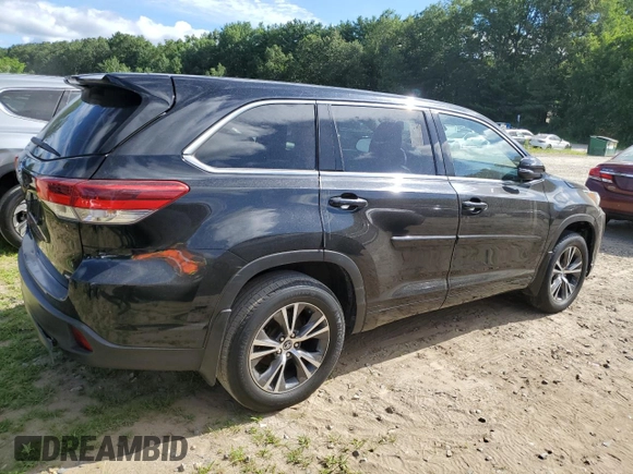 2018 Toyota Highlander LE with VIN 5TDBZRFH1JS906155, listed as a Copart auction lot 65517405 with 118,413 mi miles and Clean title. Bid and sale history available at DreamBid. Image 3.