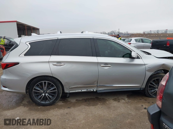 2017 Infiniti QX60 with VIN 5N1DL0MN6HC558858, listed as a IAAI auction lot 41609840 with 70,623 mi miles. Bid and sale history available at carsss.com. Image 13.