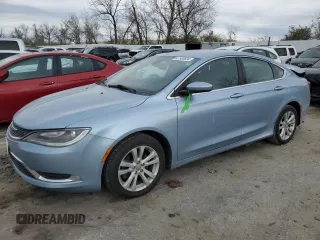2015 Chrysler 200 Limited with VIN 1C3CCCAB6FN676281, listed as a Copart auction lot 47365534 with 115,016 mi miles and Salvage Title. Bid and sale history available at carsss.com. Image 1.