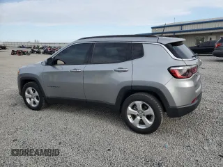 2021 Jeep Compass Latitude with VIN 3C4NJCBB6MT522725, listed as a Copart auction lot 52069125 with 54,008 mi miles and Salvage title. Bid and sale history available at DreamBid. Image 2.